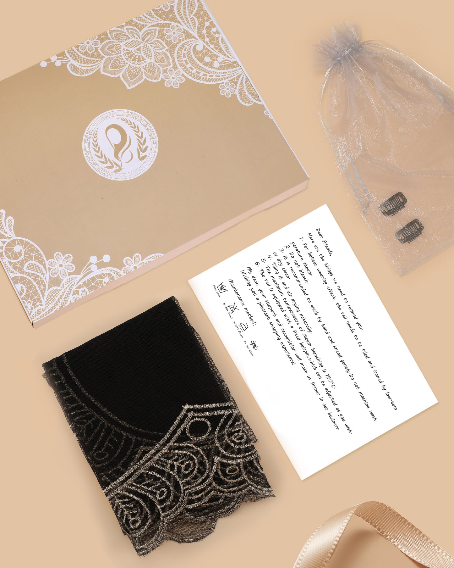 Bozidol Madonna of the Cross Lady's Veil - Catholic Church Wedding Cross Virgin Lady Veil