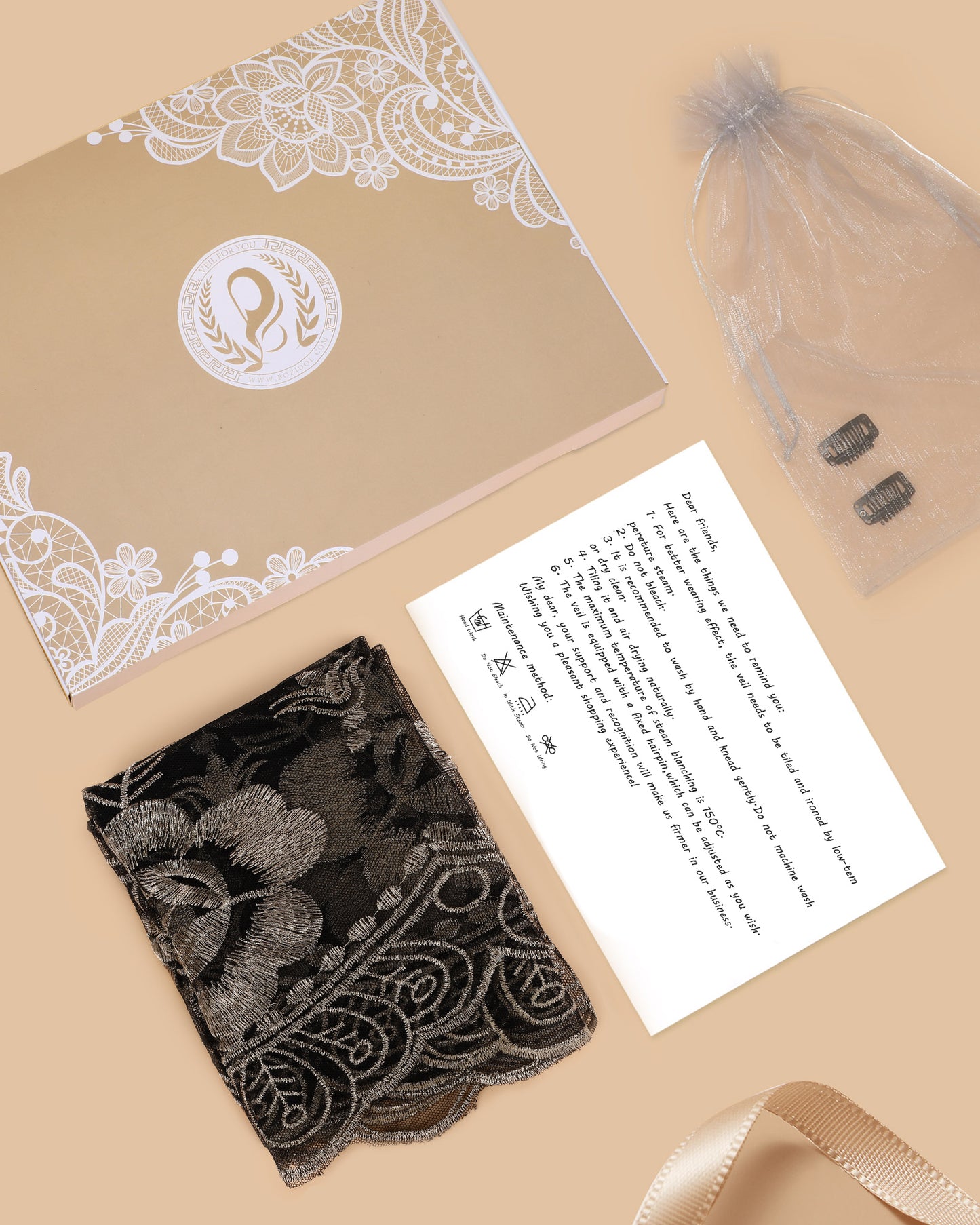 Bozidol Church Veil Triangular Mantilla - Cross Chalice Embroidered Vintage Catholic Mass Veil for Women