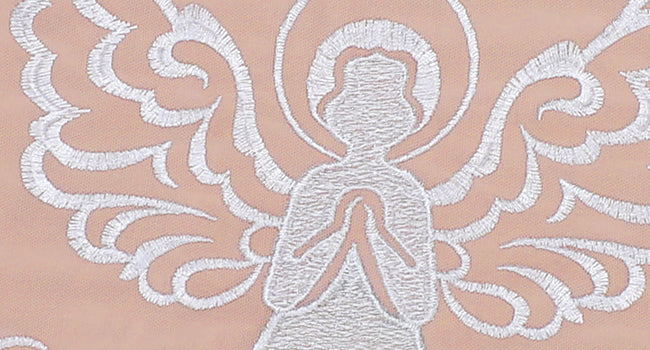 BOZIDOL Embroidery Mantilla Lace Chapel Veils -D Shape Virgin Mary Head Covering Spanish Veil for Women