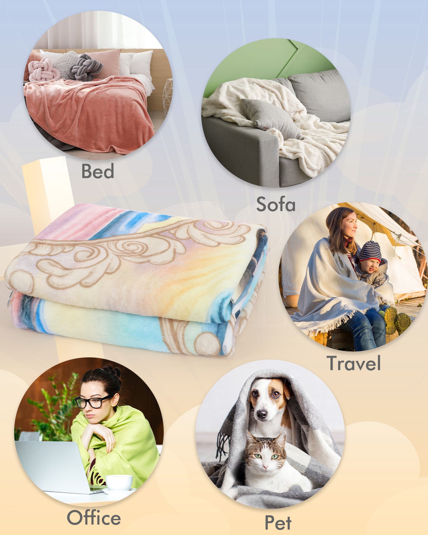 Bozidol Baptism Gifts for Girl, 40"x50" Pink Baby Girl Blanket with Bible Verses Scripture, Baby Receiving Blankets, Christian Religious Baptismal Christening Gifts for Newborn Kids