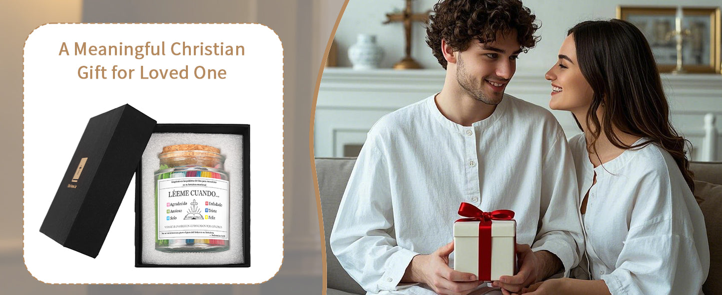 Spanish Bible Verse Jar, Read Me When Bible Verses Jar, Leeme Cuando en Español, Tarro de Versículos Bíblicos en Español, Versos de la Biblia en Frasco en Español, Regalos Cristianos Para Mujer