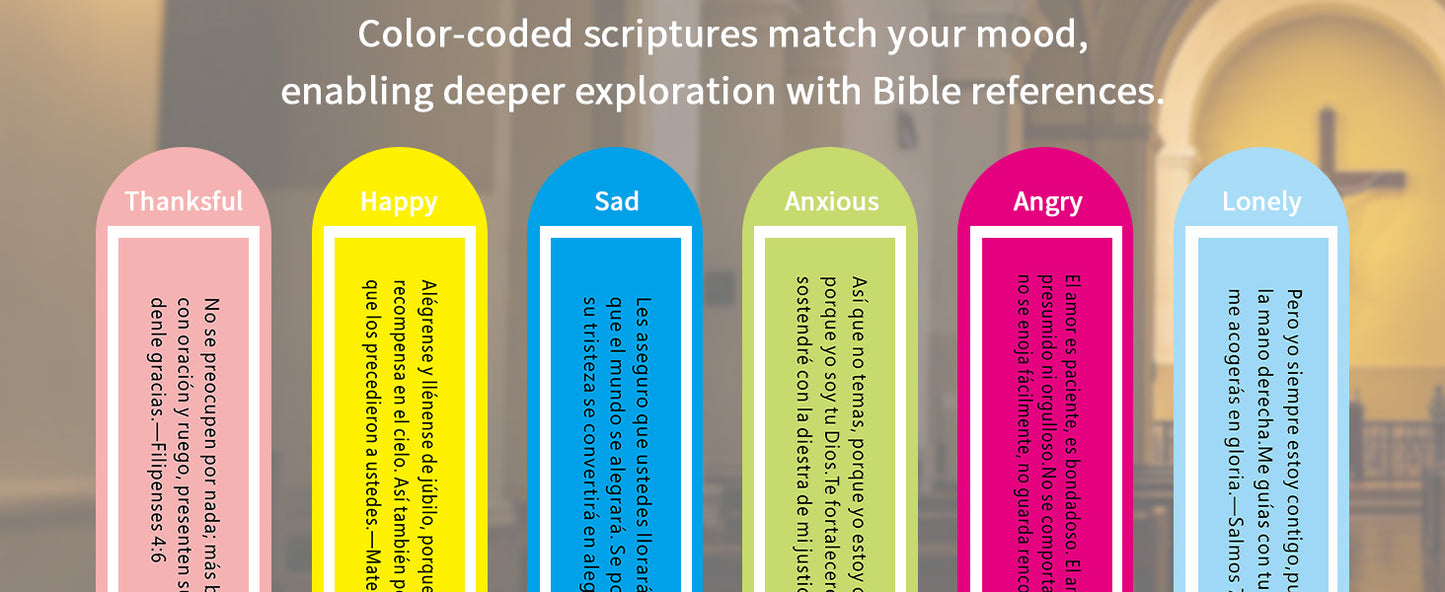 Bozidol Spanish Bible Verse Jar, Leeme Cuando te Sientas Versículos en Español, Tarro de Versículos Bíblicos en Español, Christian Gifts for Women with Bracelet, Keychain, Ribbon and Greeting Card